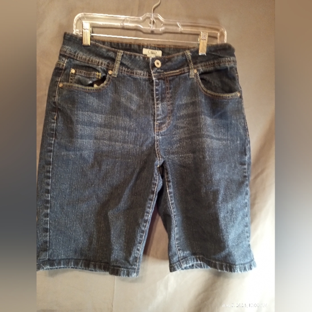 Cato denim Bermuda shorts for women